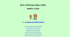 Desktop Screenshot of marialuisanecchi.it