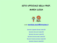 Tablet Screenshot of marialuisanecchi.it